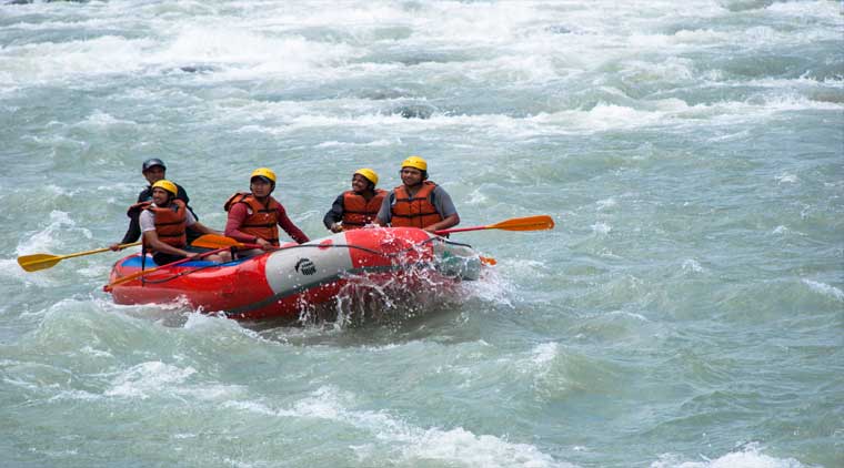 Rafting in Rishikesh with trekking in Himalayas