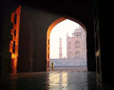 Taj Mahal Trip By Air